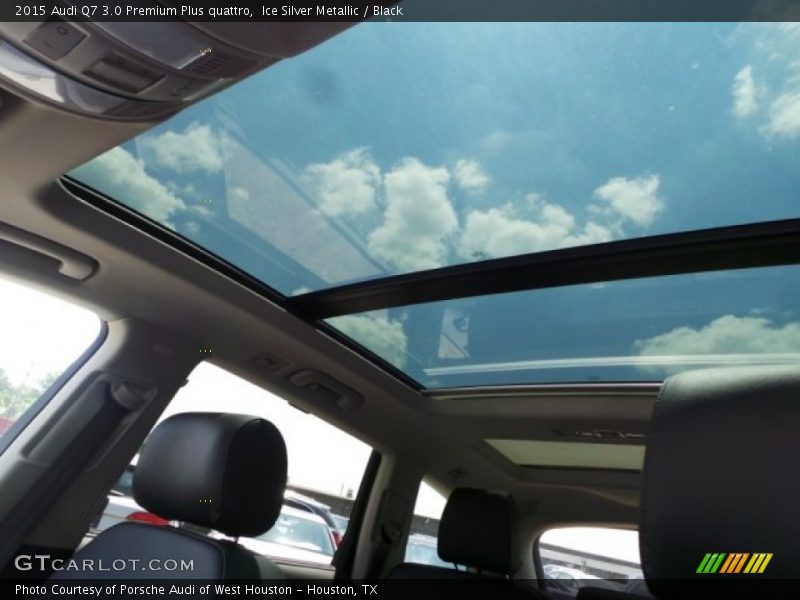 Ice Silver Metallic / Black 2015 Audi Q7 3.0 Premium Plus quattro