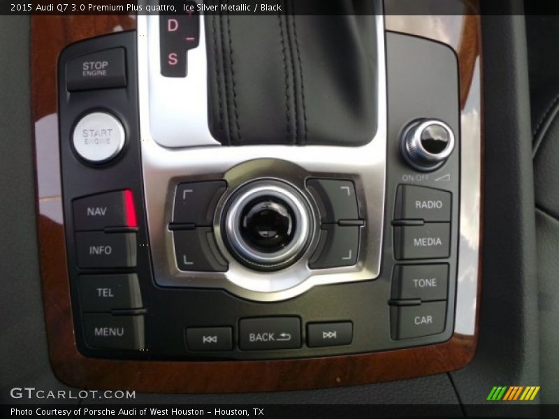 Ice Silver Metallic / Black 2015 Audi Q7 3.0 Premium Plus quattro