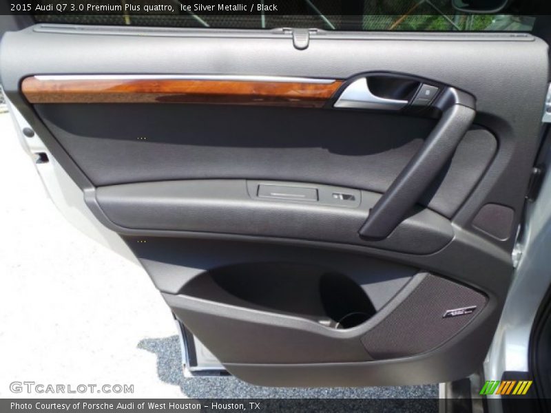 Ice Silver Metallic / Black 2015 Audi Q7 3.0 Premium Plus quattro