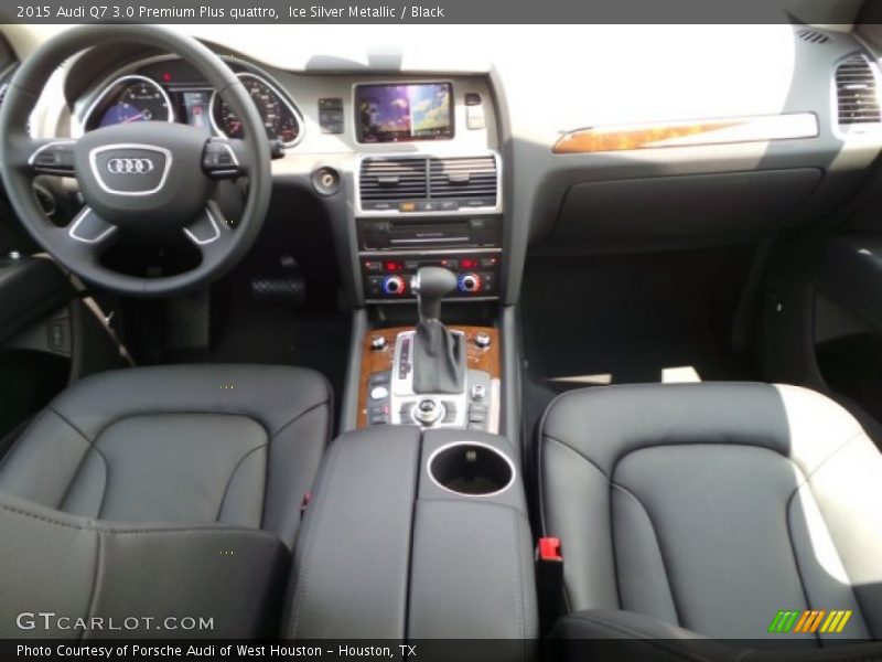Ice Silver Metallic / Black 2015 Audi Q7 3.0 Premium Plus quattro