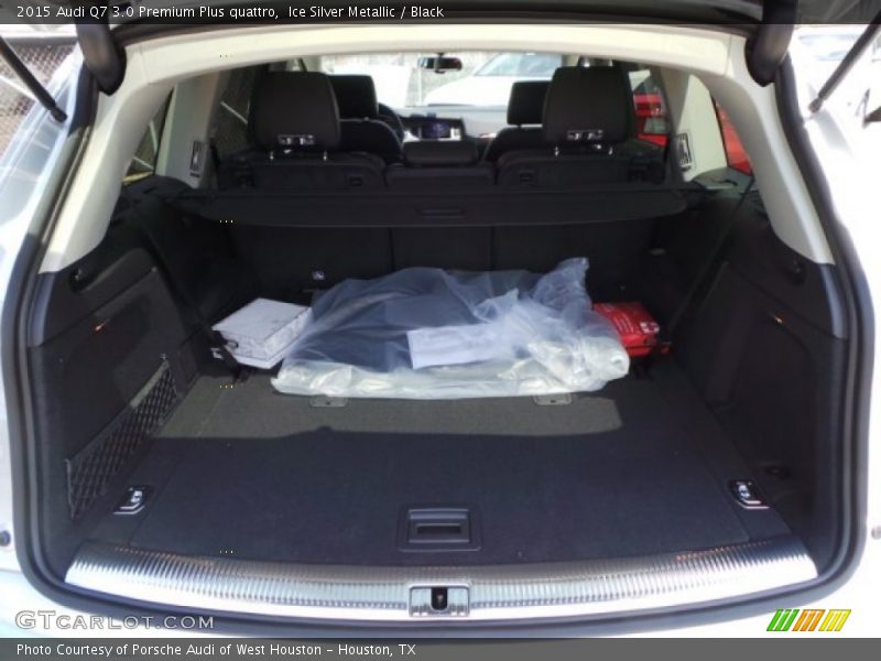 Ice Silver Metallic / Black 2015 Audi Q7 3.0 Premium Plus quattro