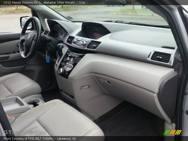 Alabaster Silver Metallic / Gray 2013 Honda Odyssey EX-L