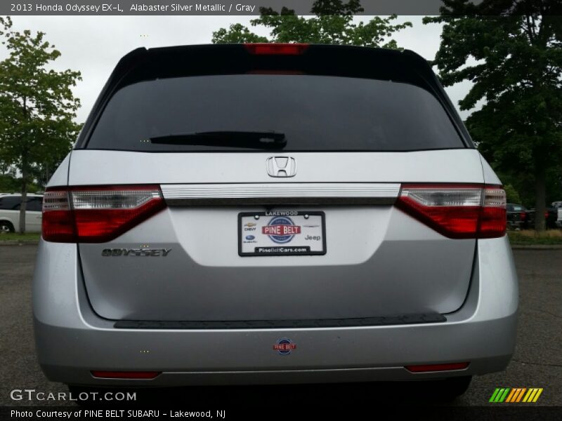 Alabaster Silver Metallic / Gray 2013 Honda Odyssey EX-L