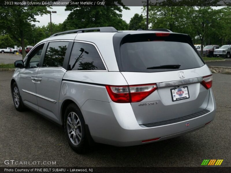 Alabaster Silver Metallic / Gray 2013 Honda Odyssey EX-L