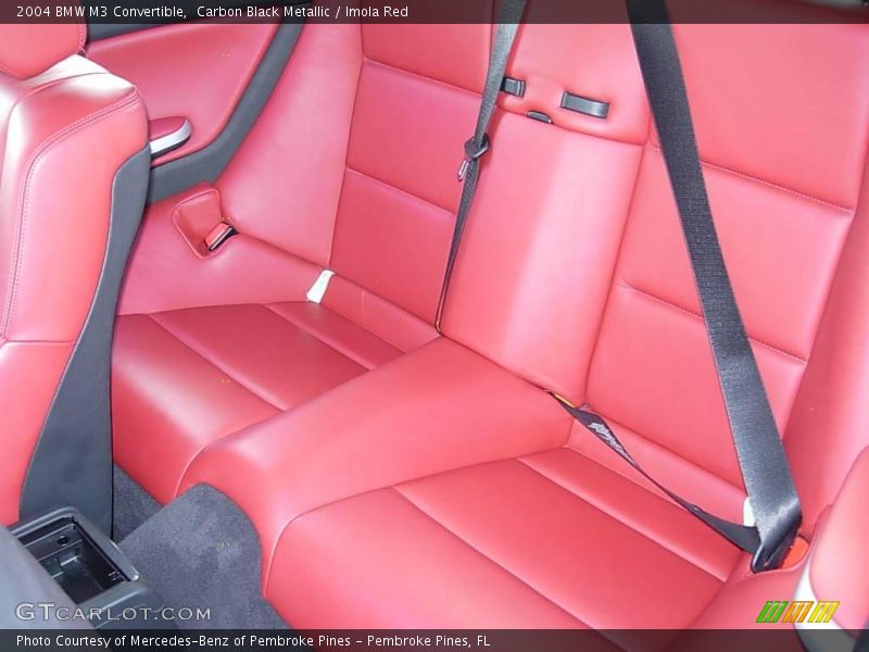 Carbon Black Metallic / Imola Red 2004 BMW M3 Convertible