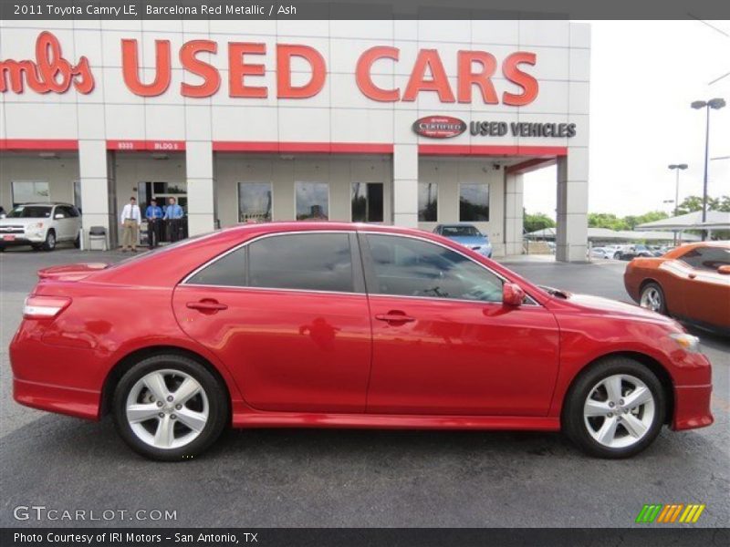 Barcelona Red Metallic / Ash 2011 Toyota Camry LE