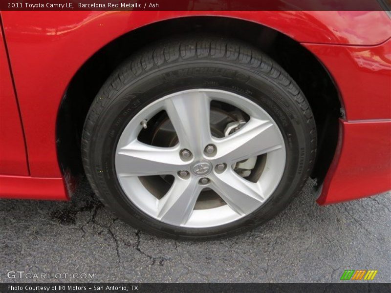 Barcelona Red Metallic / Ash 2011 Toyota Camry LE