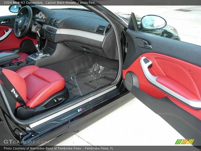 Carbon Black Metallic / Imola Red 2004 BMW M3 Convertible