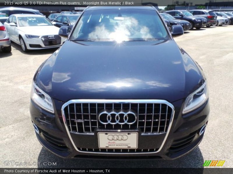 Moonlight Blue Metallic / Black 2015 Audi Q5 3.0 TDI Premium Plus quattro