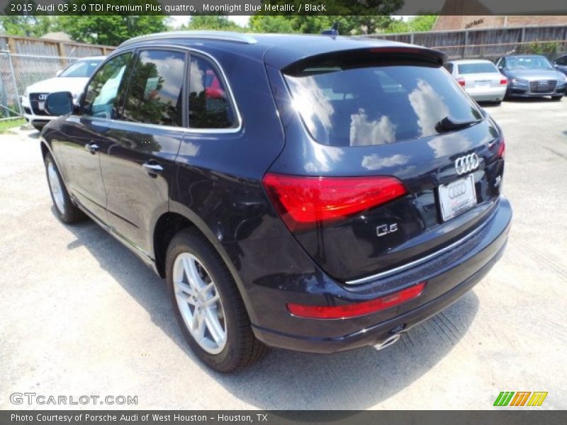Moonlight Blue Metallic / Black 2015 Audi Q5 3.0 TDI Premium Plus quattro