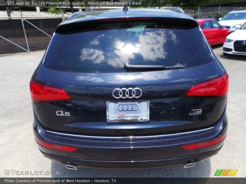 Moonlight Blue Metallic / Black 2015 Audi Q5 3.0 TDI Premium Plus quattro