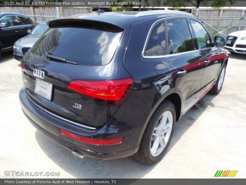 Moonlight Blue Metallic / Black 2015 Audi Q5 3.0 TDI Premium Plus quattro
