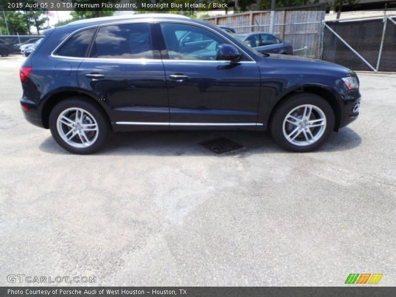 Moonlight Blue Metallic / Black 2015 Audi Q5 3.0 TDI Premium Plus quattro