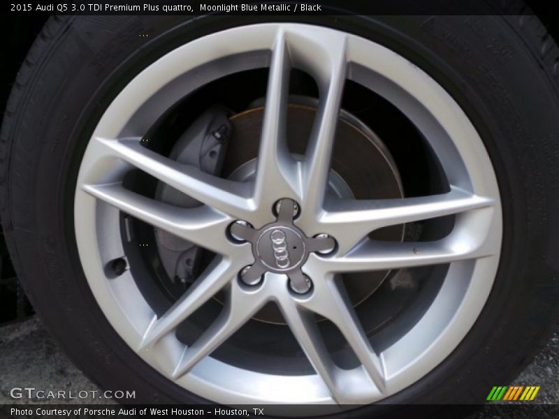 Moonlight Blue Metallic / Black 2015 Audi Q5 3.0 TDI Premium Plus quattro