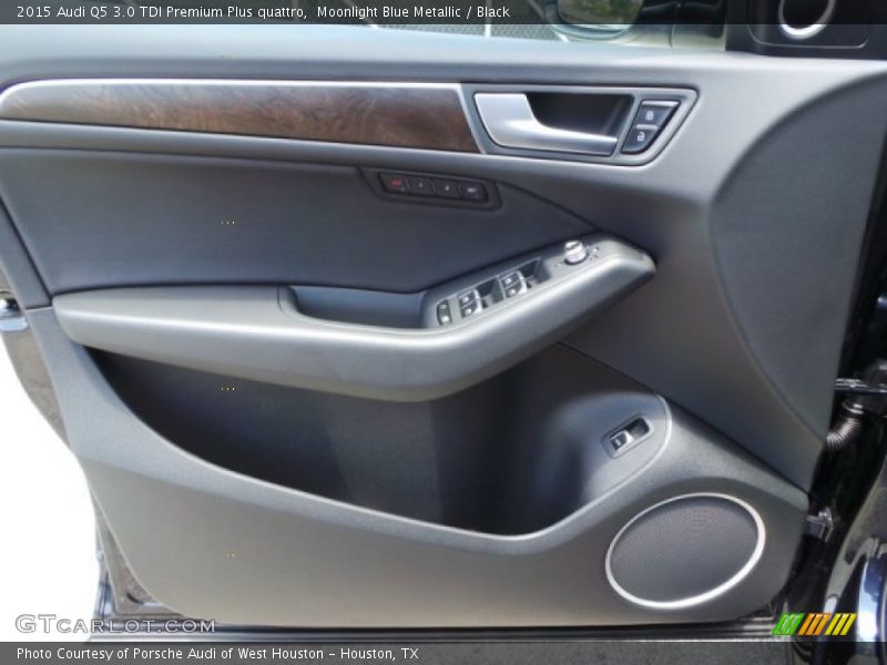 Moonlight Blue Metallic / Black 2015 Audi Q5 3.0 TDI Premium Plus quattro