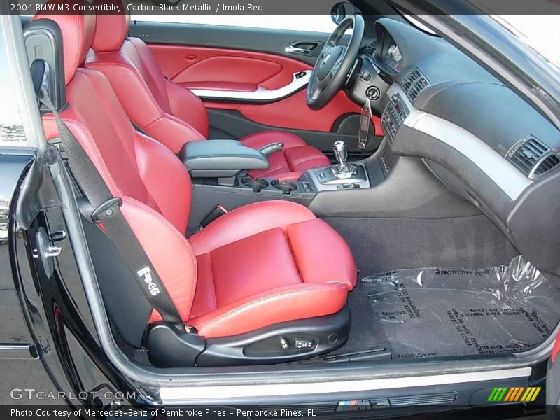 Carbon Black Metallic / Imola Red 2004 BMW M3 Convertible