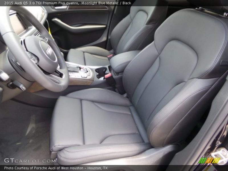 Moonlight Blue Metallic / Black 2015 Audi Q5 3.0 TDI Premium Plus quattro