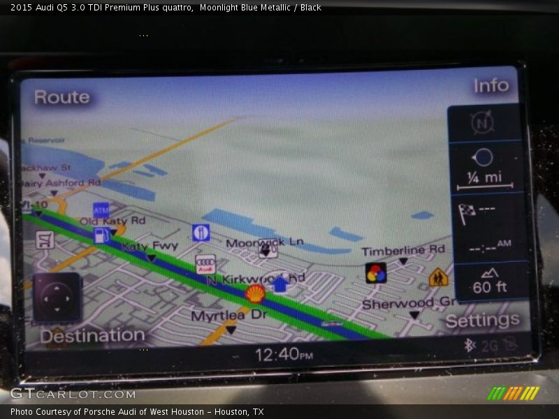 Moonlight Blue Metallic / Black 2015 Audi Q5 3.0 TDI Premium Plus quattro