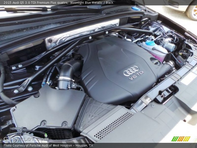 Moonlight Blue Metallic / Black 2015 Audi Q5 3.0 TDI Premium Plus quattro