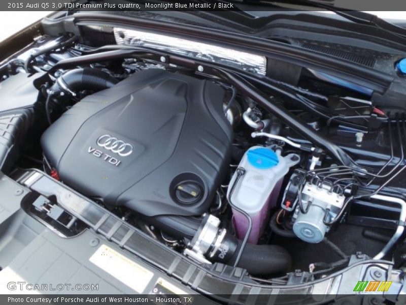 Moonlight Blue Metallic / Black 2015 Audi Q5 3.0 TDI Premium Plus quattro