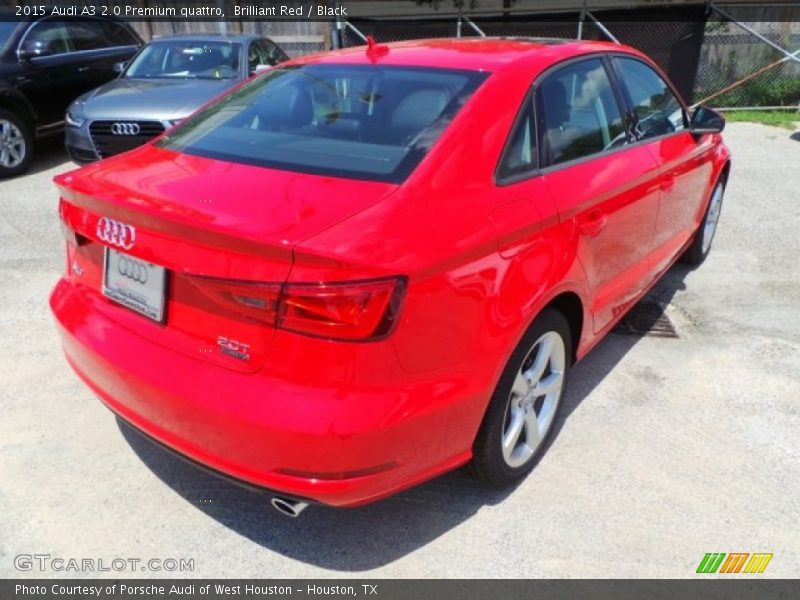 Brilliant Red / Black 2015 Audi A3 2.0 Premium quattro