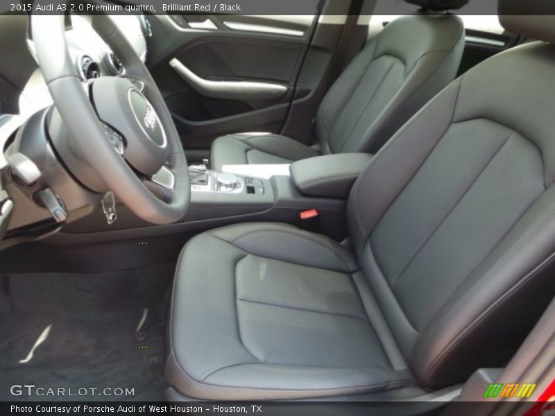 Brilliant Red / Black 2015 Audi A3 2.0 Premium quattro