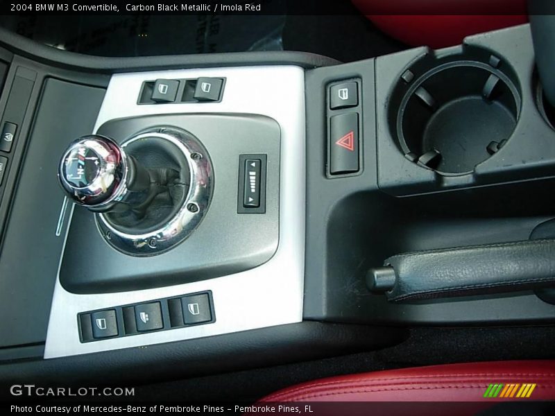 Carbon Black Metallic / Imola Red 2004 BMW M3 Convertible