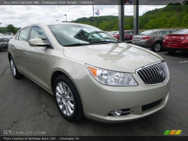 Champagne Silver Metallic / Cashmere 2013 Buick LaCrosse FWD