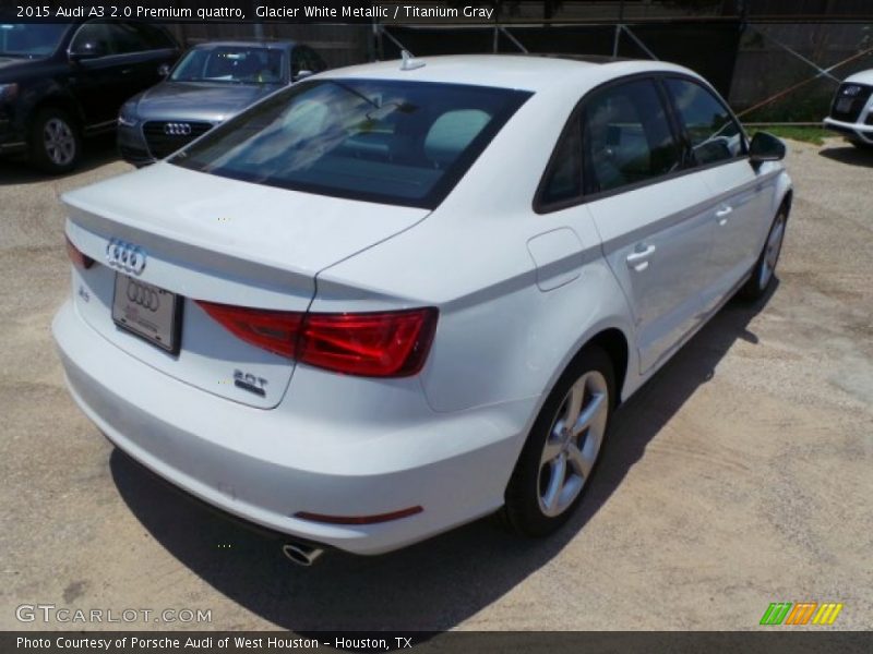 Glacier White Metallic / Titanium Gray 2015 Audi A3 2.0 Premium quattro
