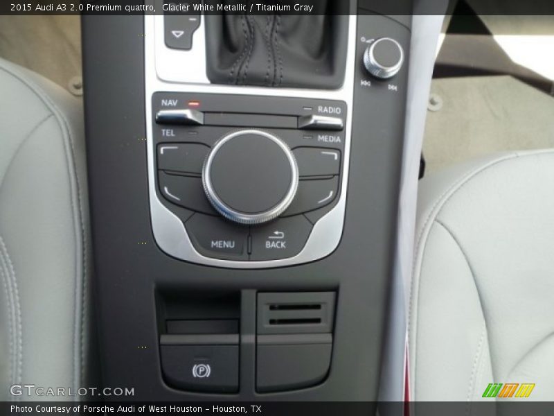 Glacier White Metallic / Titanium Gray 2015 Audi A3 2.0 Premium quattro