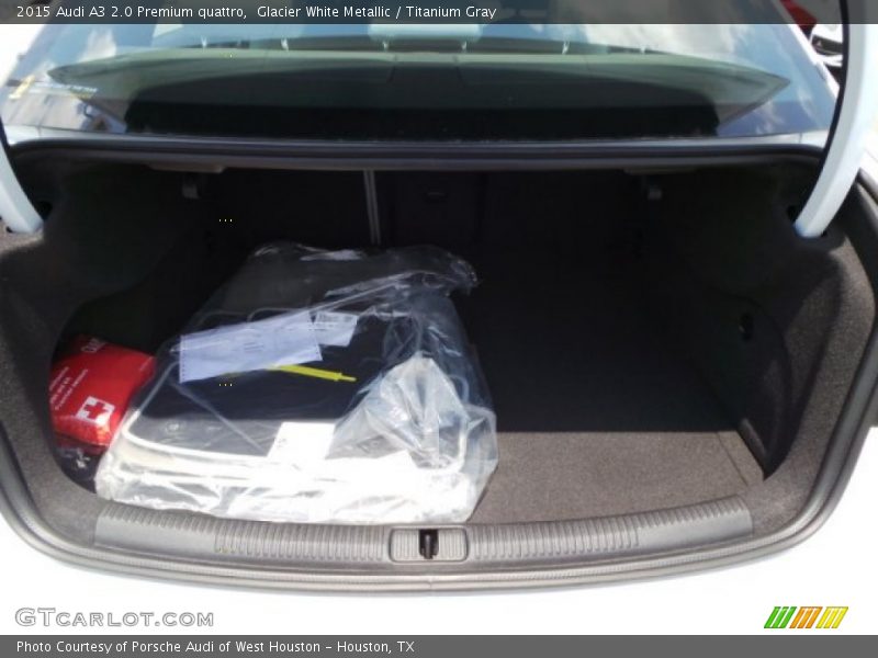 Glacier White Metallic / Titanium Gray 2015 Audi A3 2.0 Premium quattro