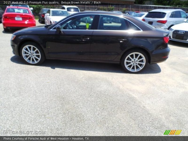 Beluga Brown Metallic / Black 2015 Audi A3 2.0 Premium Plus quattro