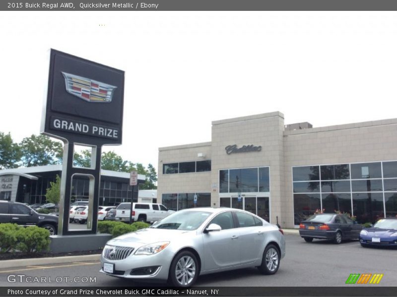 Quicksilver Metallic / Ebony 2015 Buick Regal AWD
