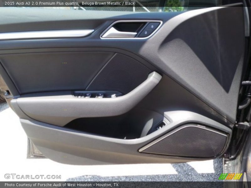 Beluga Brown Metallic / Black 2015 Audi A3 2.0 Premium Plus quattro
