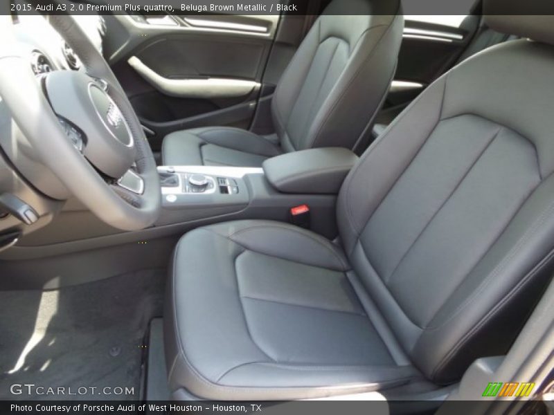 Beluga Brown Metallic / Black 2015 Audi A3 2.0 Premium Plus quattro