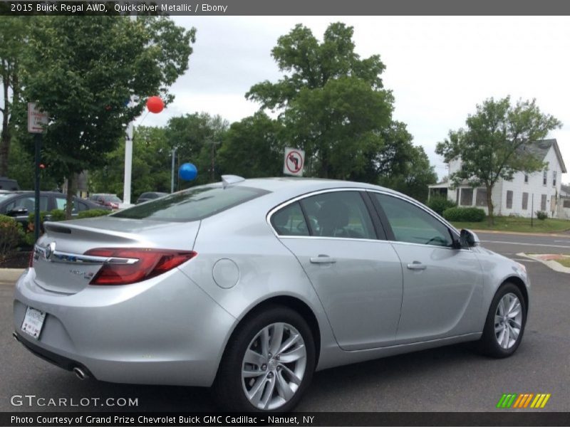 Quicksilver Metallic / Ebony 2015 Buick Regal AWD