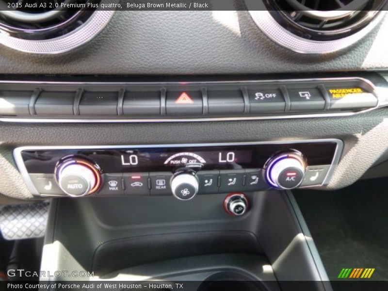 Beluga Brown Metallic / Black 2015 Audi A3 2.0 Premium Plus quattro