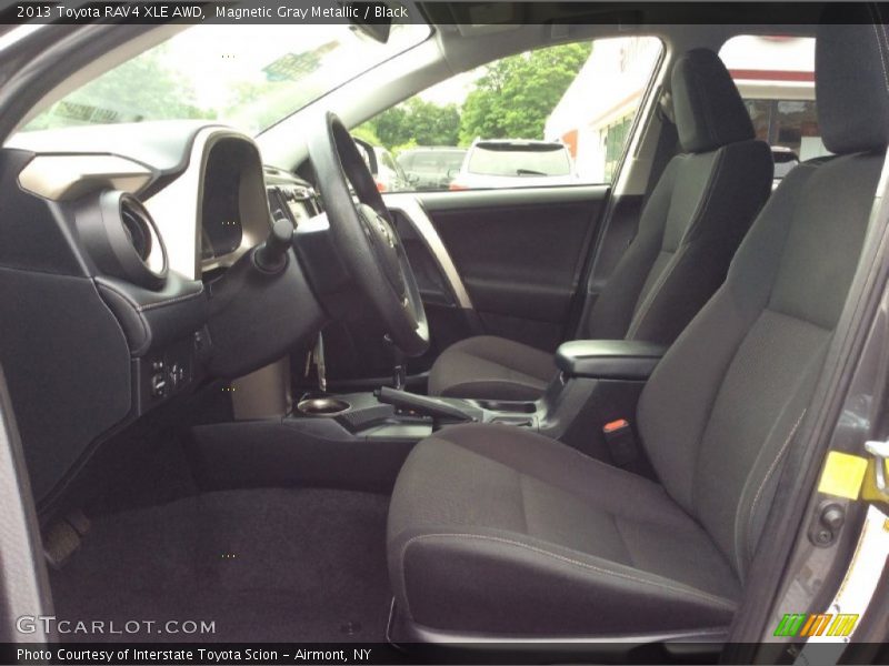 Magnetic Gray Metallic / Black 2013 Toyota RAV4 XLE AWD
