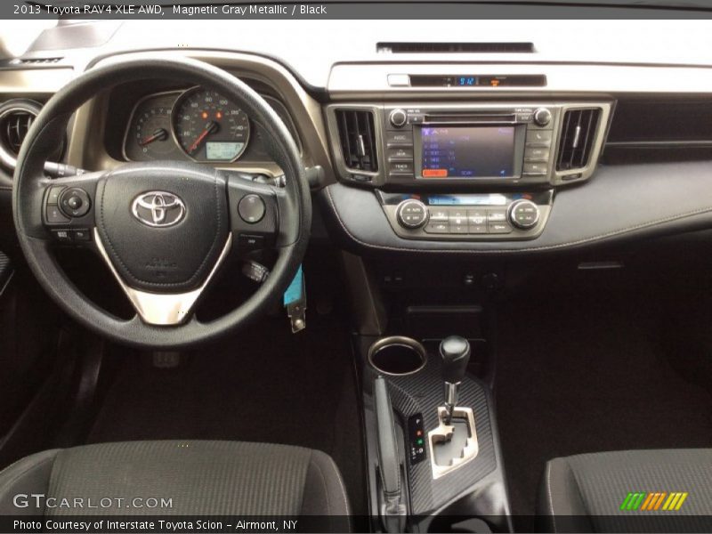 Magnetic Gray Metallic / Black 2013 Toyota RAV4 XLE AWD