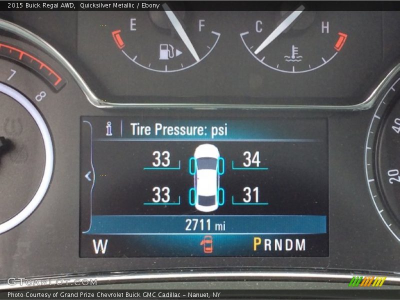 Quicksilver Metallic / Ebony 2015 Buick Regal AWD