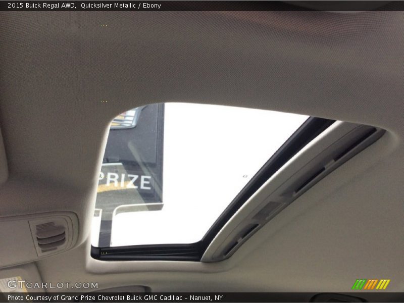 Quicksilver Metallic / Ebony 2015 Buick Regal AWD