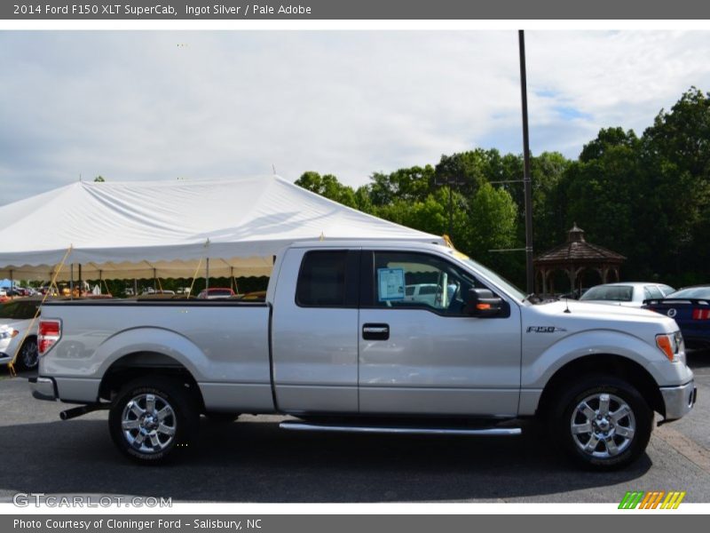 Ingot Silver / Pale Adobe 2014 Ford F150 XLT SuperCab