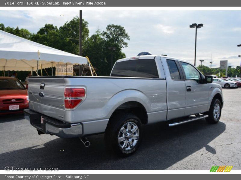 Ingot Silver / Pale Adobe 2014 Ford F150 XLT SuperCab