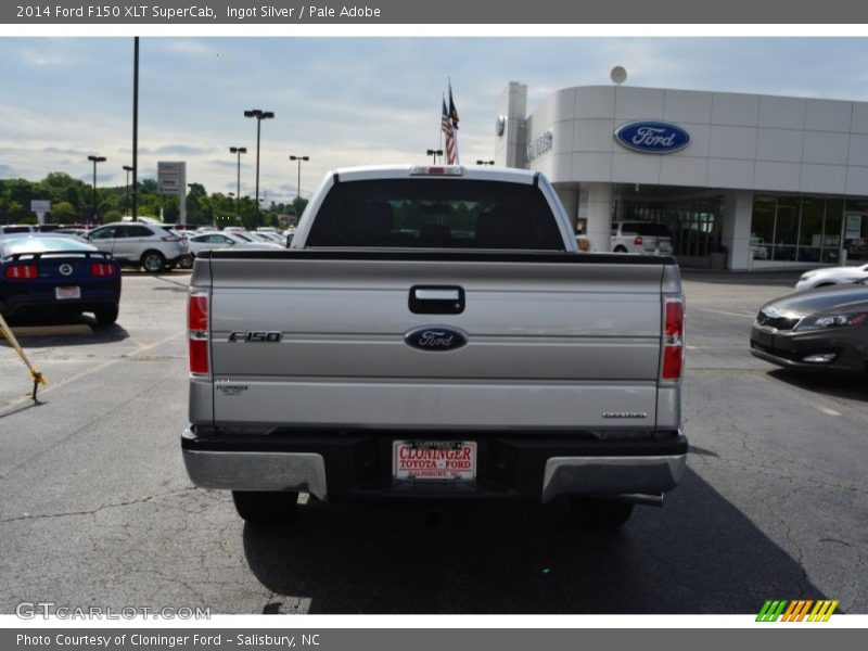 Ingot Silver / Pale Adobe 2014 Ford F150 XLT SuperCab