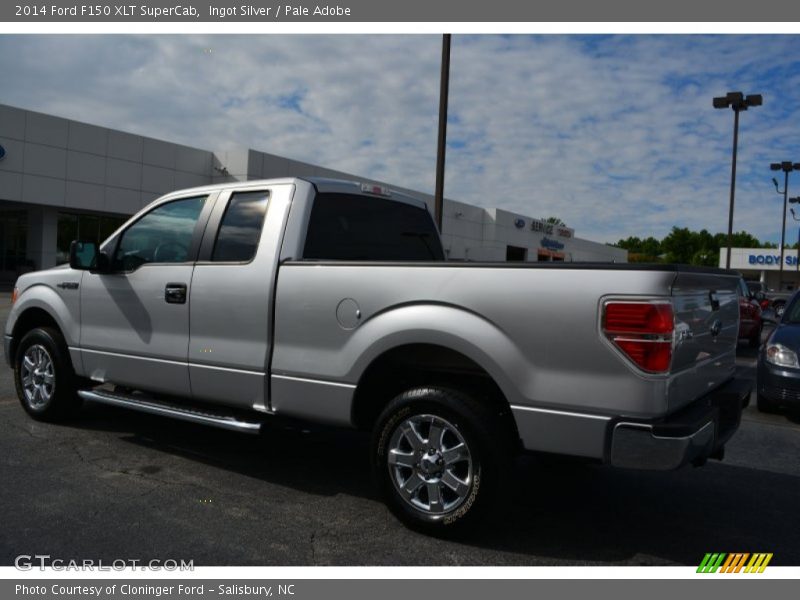 Ingot Silver / Pale Adobe 2014 Ford F150 XLT SuperCab
