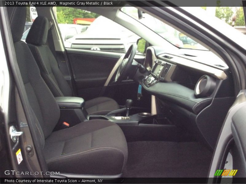 Magnetic Gray Metallic / Black 2013 Toyota RAV4 XLE AWD