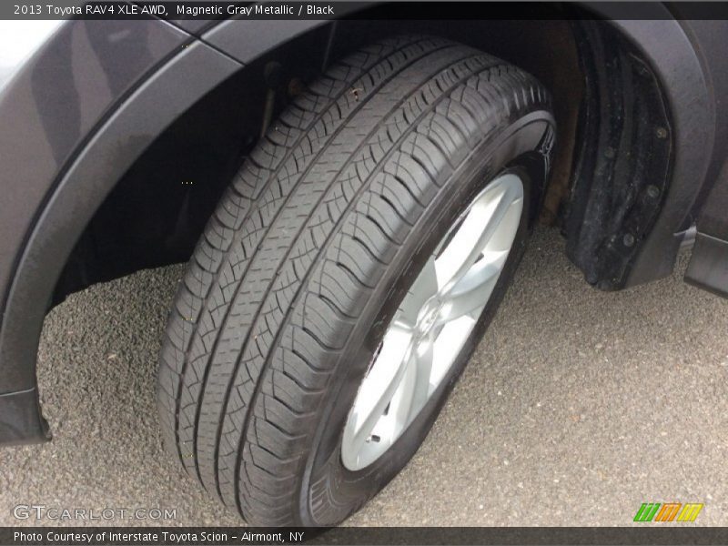 Magnetic Gray Metallic / Black 2013 Toyota RAV4 XLE AWD