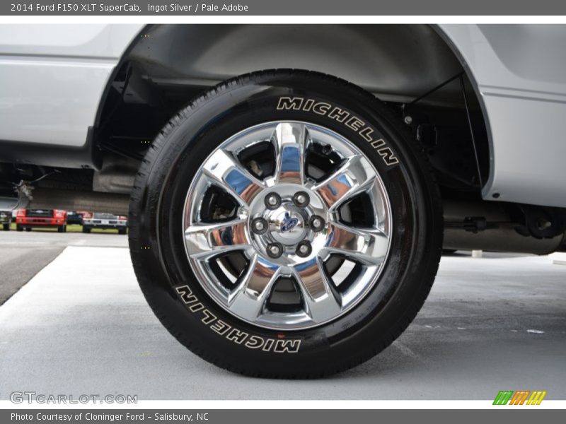 Ingot Silver / Pale Adobe 2014 Ford F150 XLT SuperCab