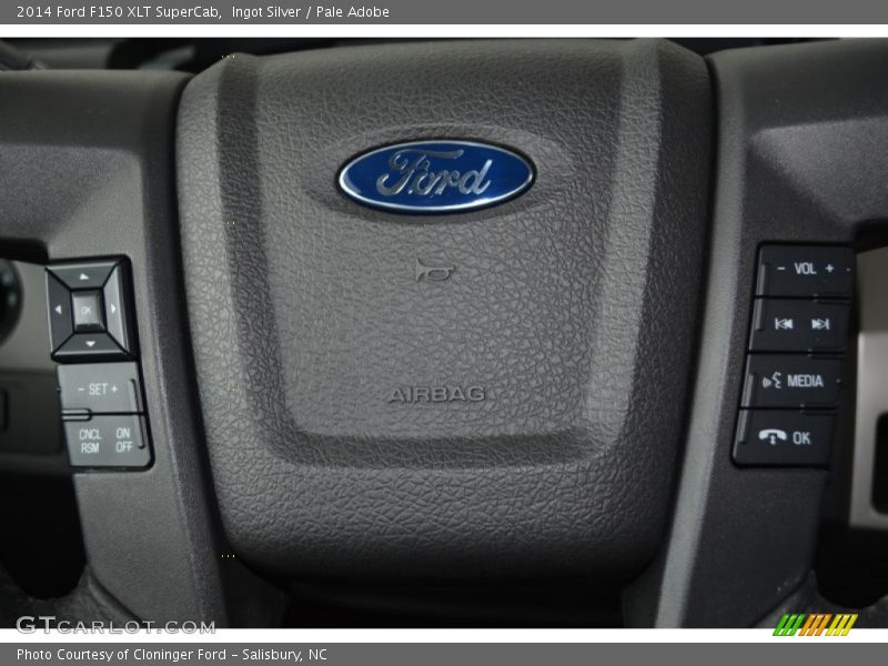 Ingot Silver / Pale Adobe 2014 Ford F150 XLT SuperCab