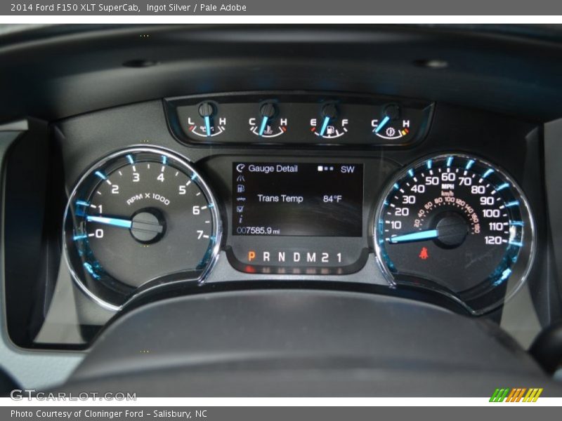 Ingot Silver / Pale Adobe 2014 Ford F150 XLT SuperCab